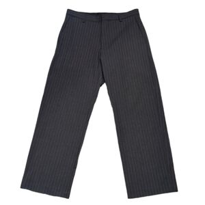 Vintage Y2K Banana Republic Dawson Trousers Wool Pinstripe Mens Pants 33 x 30